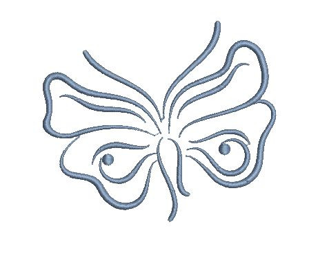 Butterfly Machine Embroidery Design (#3)