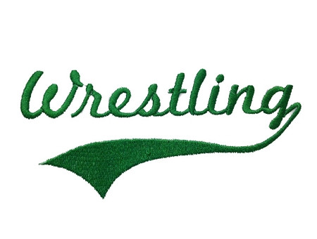 Wrestling With Swash Tail Machine Embroidery Design