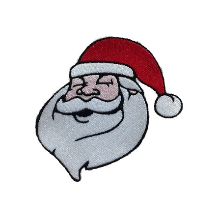 Santa Claus Face Machine Embroidery Design
