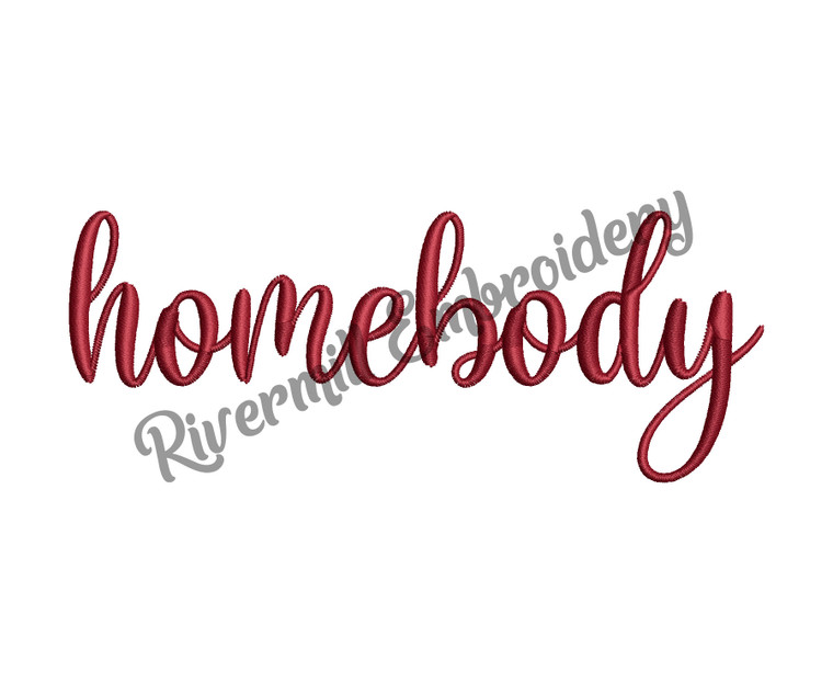 Small Homebody Machine Embroidery Design