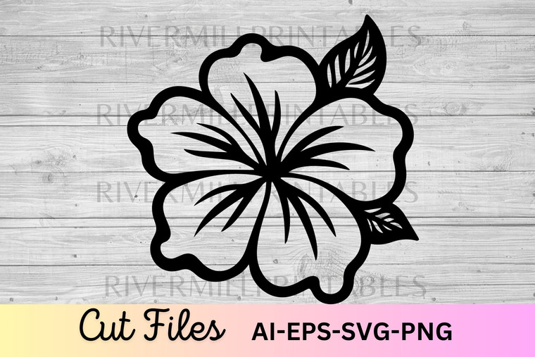 Tropical Flower SVG Cut File