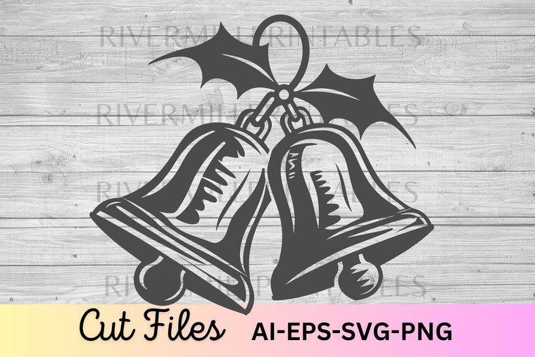 Christmas Bells SVG EPS DXF Cut File