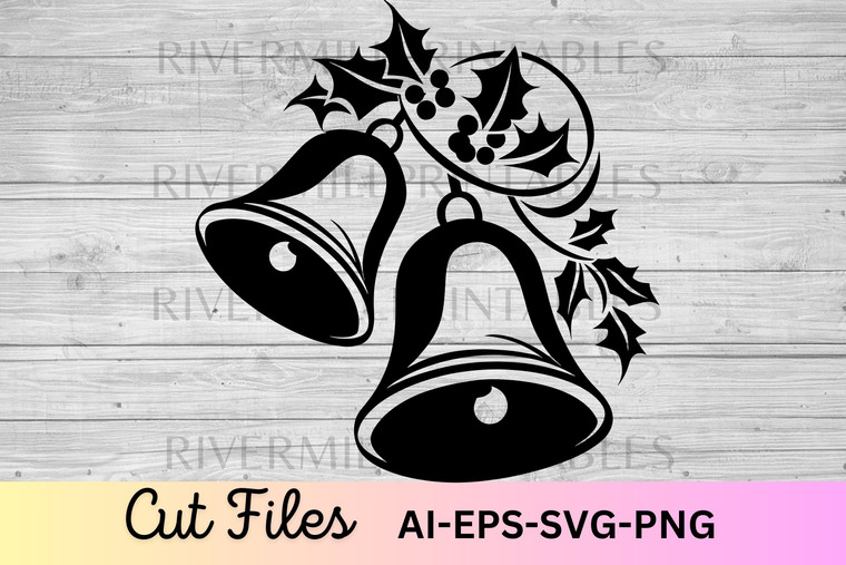 Christmas Bells SVG EPS DXF Cut File