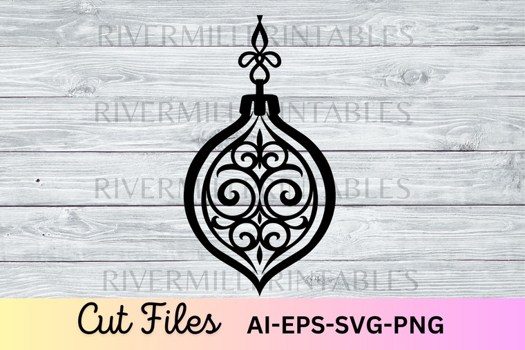 Christmas Ornament SVG EPS DXF Cut File