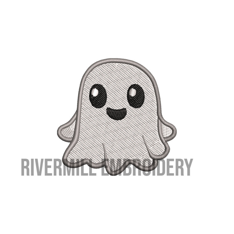 Mini Ghost Machine Embroidery Design