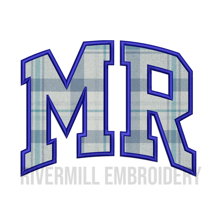 Arched MR Applique Machine Embroidery Design