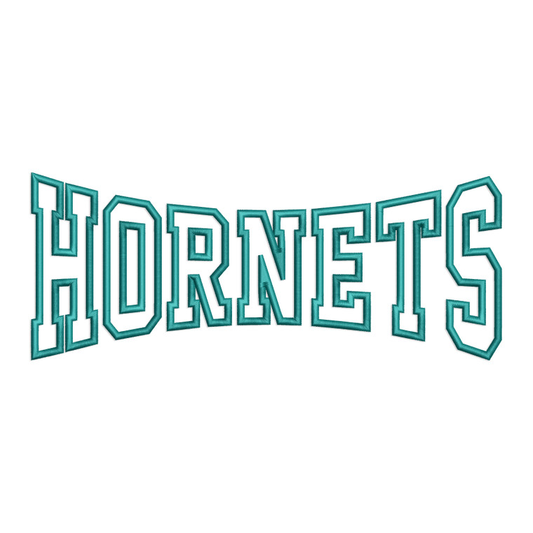 Hornets Applique Machine Embroidery Design