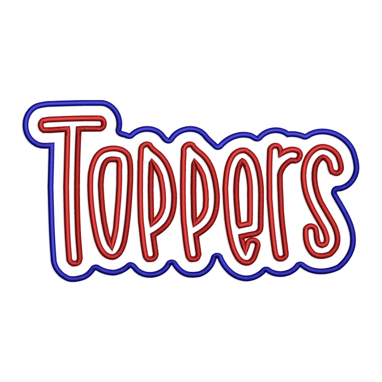 Double Applique Toppers Machine Embroidery Design