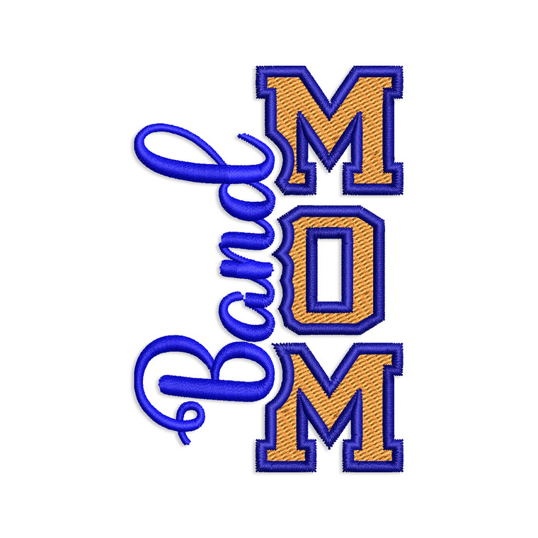 Band Mom Machine Embroidery Design