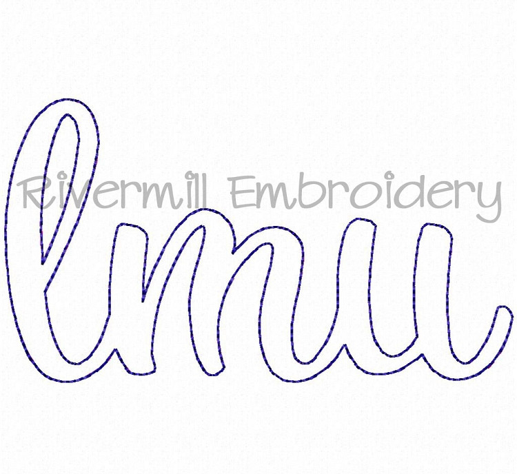 Raggy Applique LMU Machine Embroidery Design