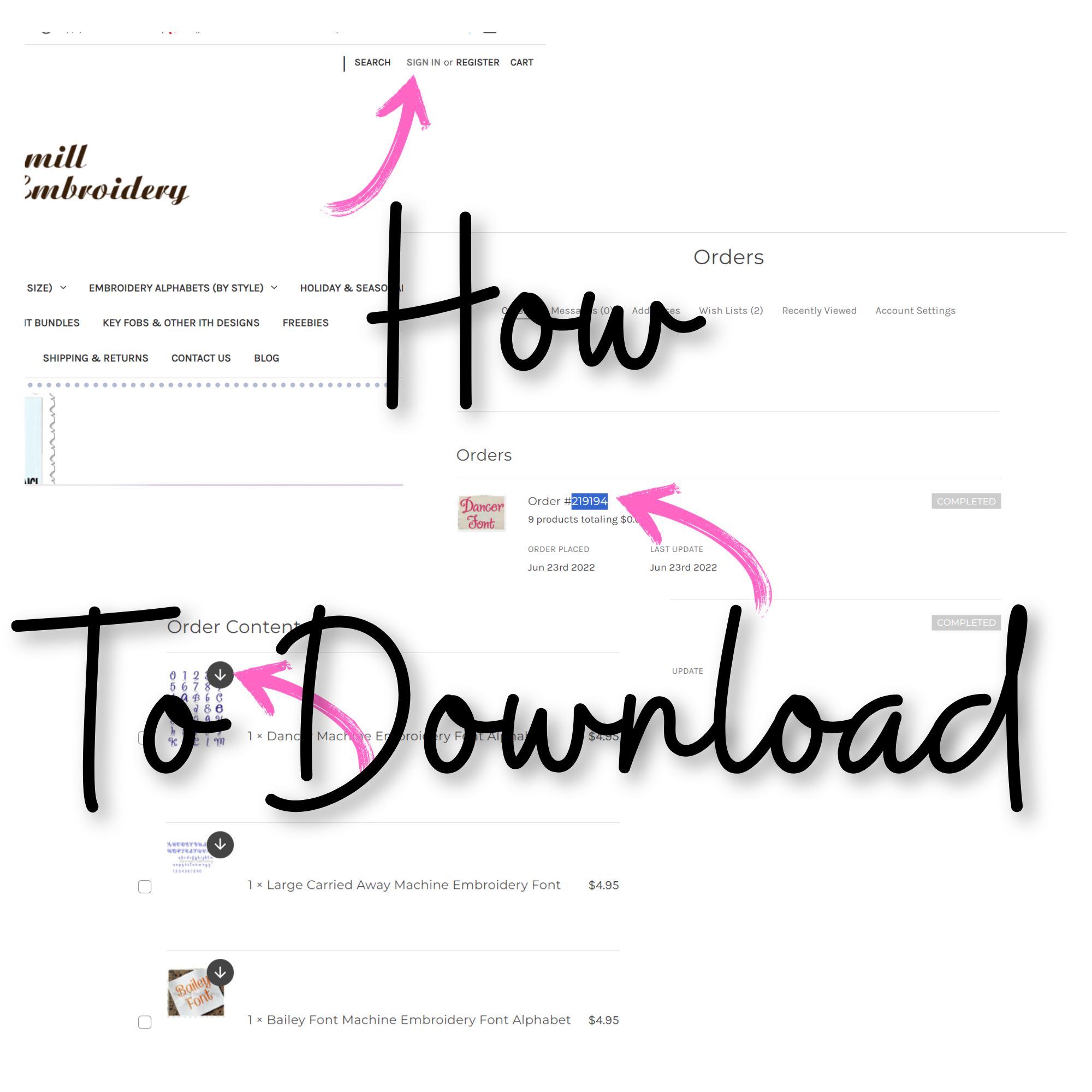 How To Download Your Files Rivermill Embroidery