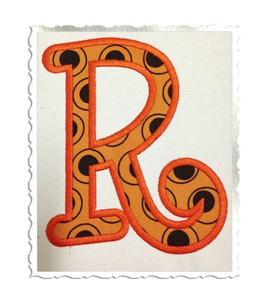 Boyish Letter R Boyz R Gross Applique Machine Embroidery Alphabet Font - Rivermill ...