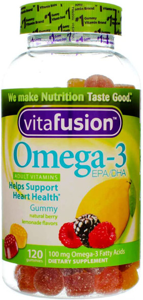 Omega-3 Gummies, 120 Count (4 Bottles)