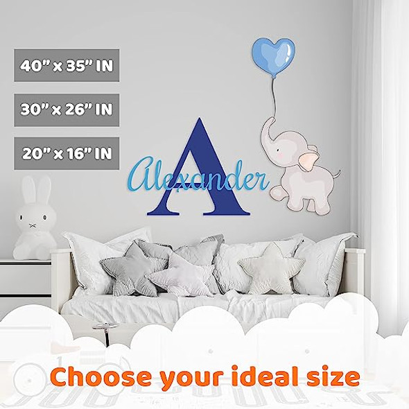 Elephant Decor Wall Stickers for Baby Girl or Boy