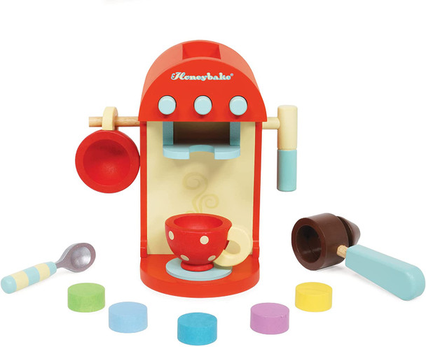 Honeybake Premium Wooden Cafe Machine Set