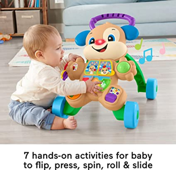 Fisher-Price Laugh & Learn Baby & Toddler Toy Smart Stages Learn With Puppy Walker