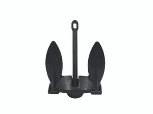 Navy Anchor. Black, Vinyl Coated Iron