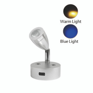 Two-Color Version" LED Reading Light, 10-28VDC, Touch Switch + Dimming(A29ASL-BW&A29ASL-RW)