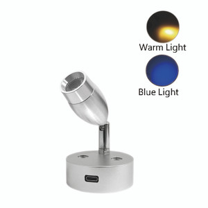 Two-Color Version" LED Reading Light, 10-28VDC, Touch Switch + Dimming(A29ESL-BW&A29ESL-RW)