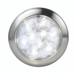 RGBW Interior Light (11–30V DC, IP65, Surface Mount) – Stainless Steel RGBW LED Interior Lighting