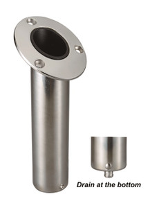 S.S. 316 Rod Holder with Drain S.S. 316 Rod Holder with Drain