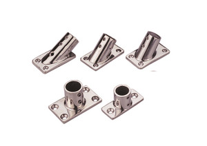 Stainless Steel Rectangular Base for Railings – S.S. 316 Stainless Steel Rectangular Base for Railings – S.S. 316