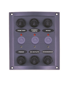6-Gang Switch Panel 6-Gang Switch Panel