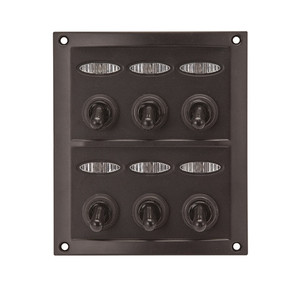 Splashproof Switch Panel with Spreader LED Indicator (10064-D - 10064-WD) Splashproof Switch Panel with Spreader LED Indicator (10064-D - 10064-WD)
