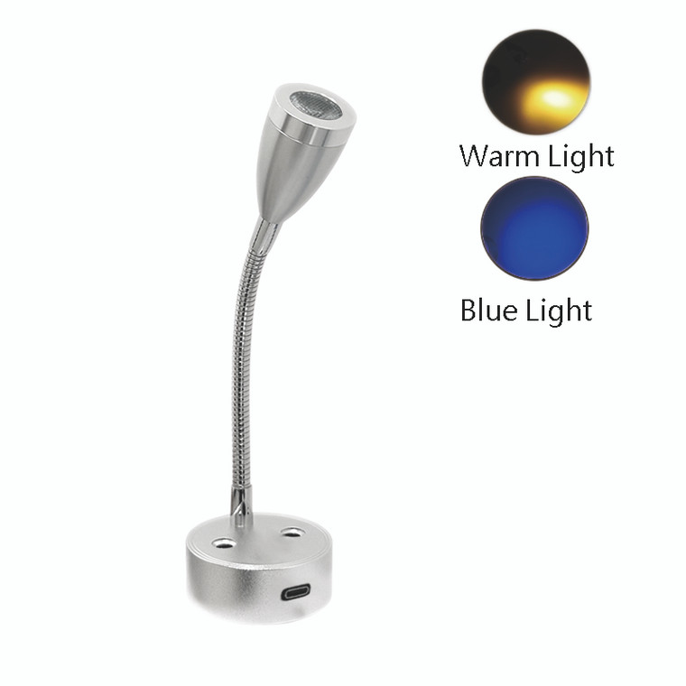 Two-Color Version" LED Chart Light, 10-28VDC, Touch Switch + Dimming(A29CSL-BW&A29CSL-RW)