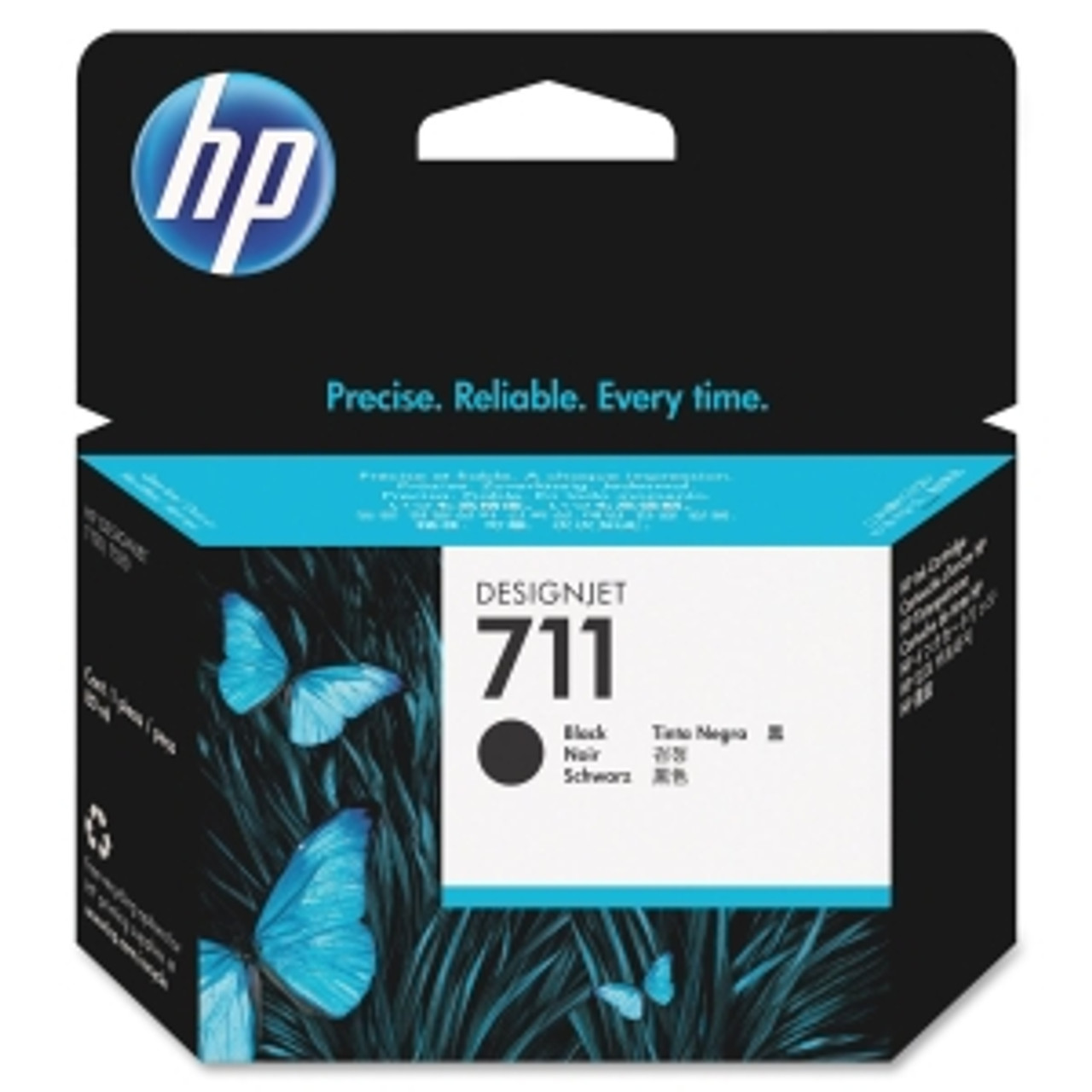 HP 711 Black Ink Cartridge, CZ133A