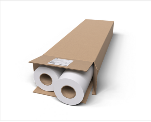 HP Bright White Inkjet Paper, 24lb, 36" x 300' , 2 Rolls, A28E4A