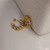 Tizzy Gold Hoop Earrings