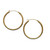 Elaine Gold Hoop Earrings