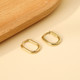 Neo Infinity Gold Hoop Earrings