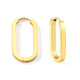 Azura Geometric Gold Hoop Earrings