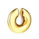 High Polished Gold Ear Cuff