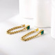 Midori Chain Gold Earrings