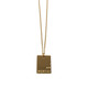 "I AM WORTHY" Gold Necklace