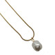 Lulu Pearl Gold Necklace