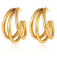 Rita Gold Hoop Earrings