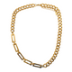 Geometric Cuban Necklace & Bracelet Set