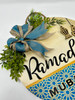 Ramadan Mubarak Blue Wreath