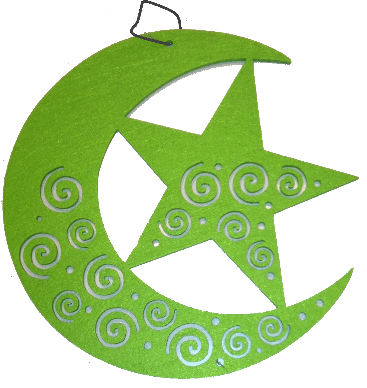 Felt Swirly Moon Hanging Eidway Store