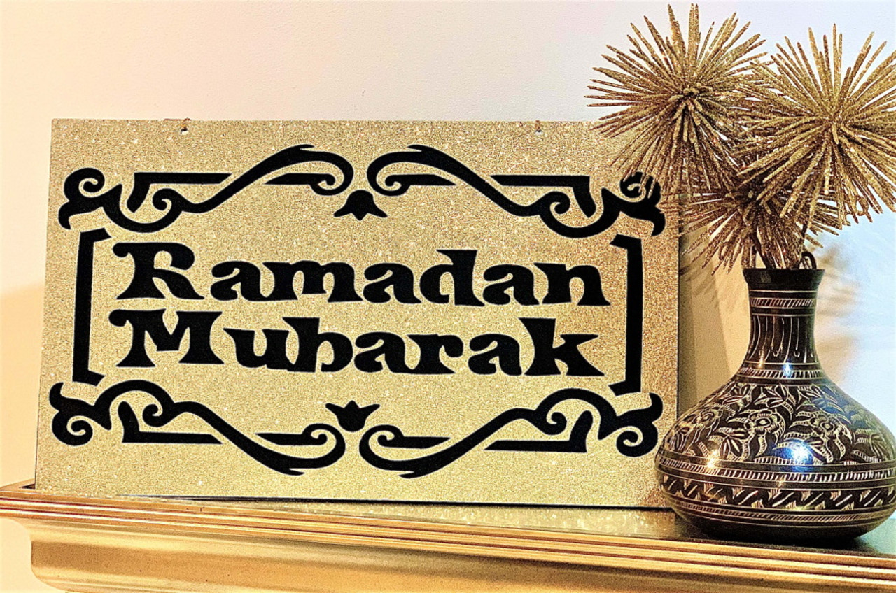 Ramadan Kareem painting - Laser cut - Ramadan decoration - Arab Home Decor