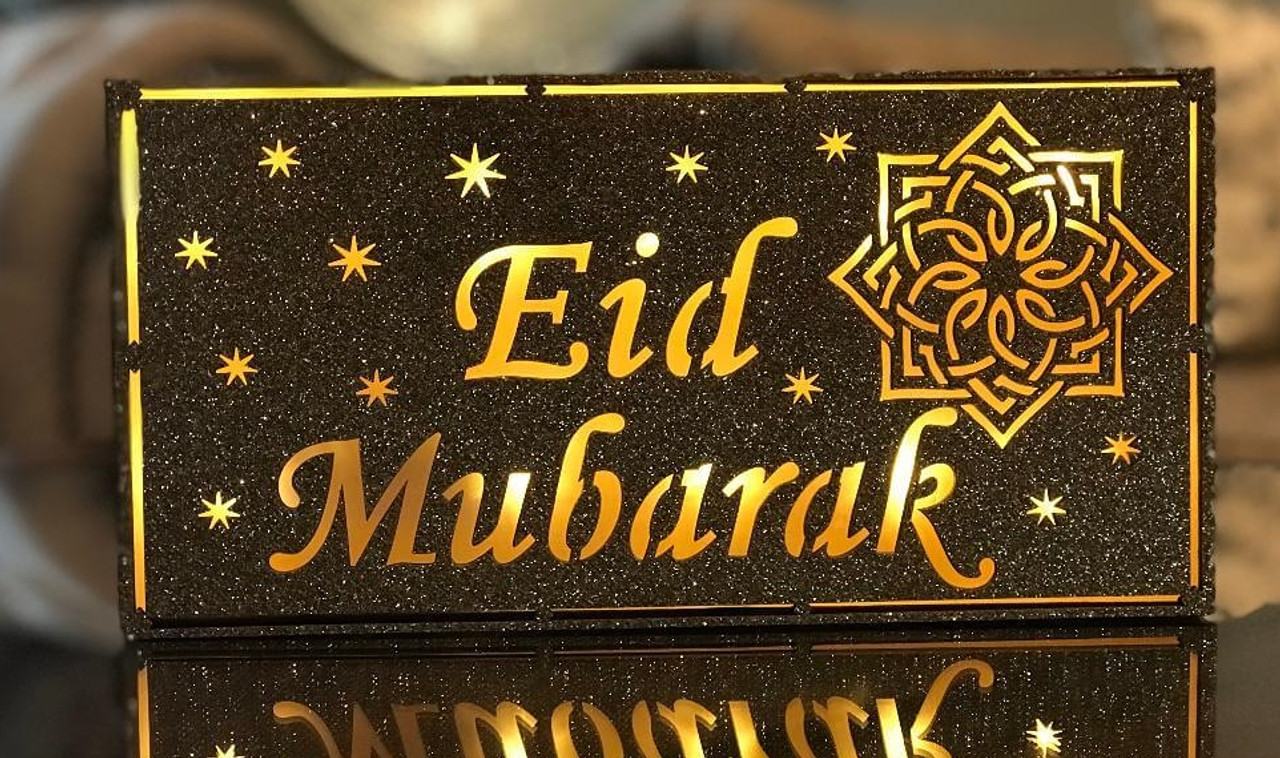 Battery Operated Eid Light Box