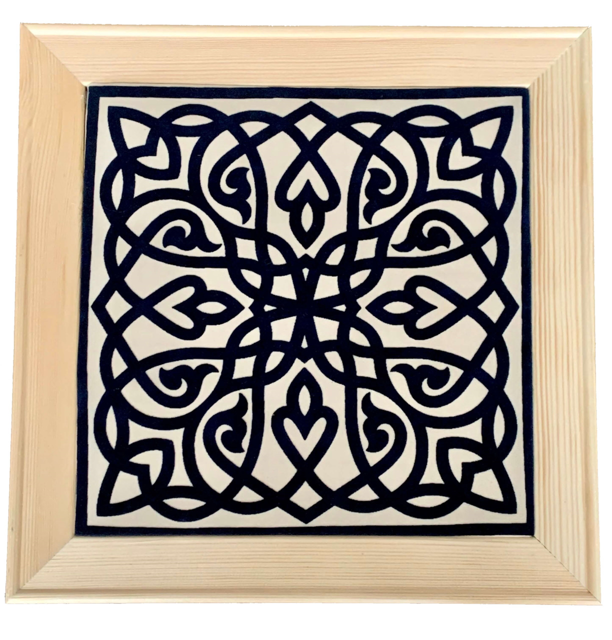 Framed Textile Arabesque