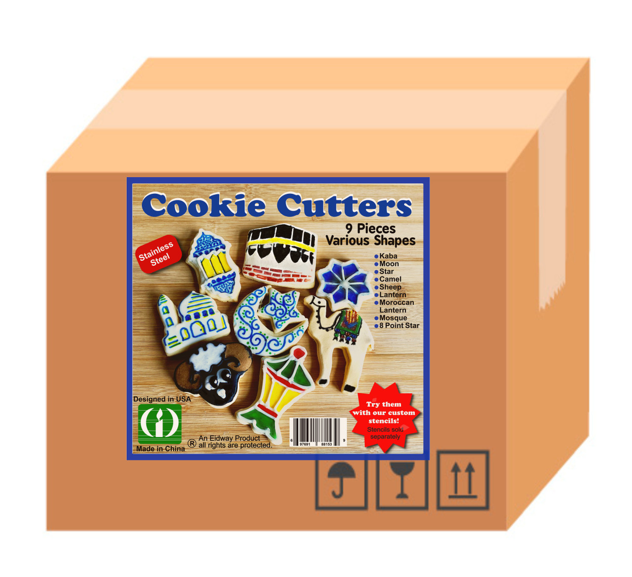 Box of 50 Cookie Cutters