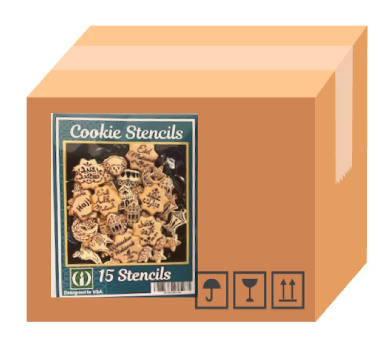 Box of 50 Cookie Stencils