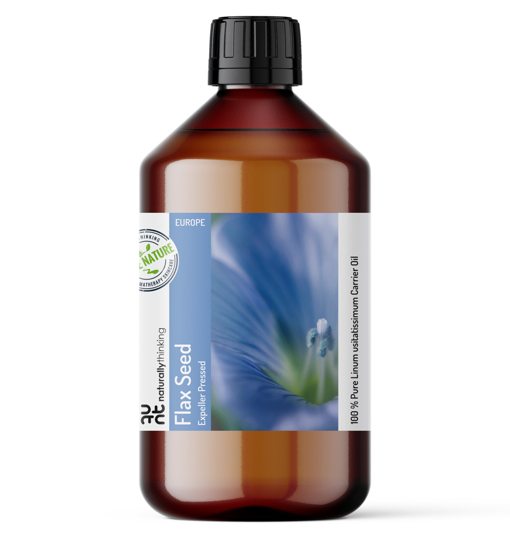 Flax Seed Carrier Oil - Naturallythinking