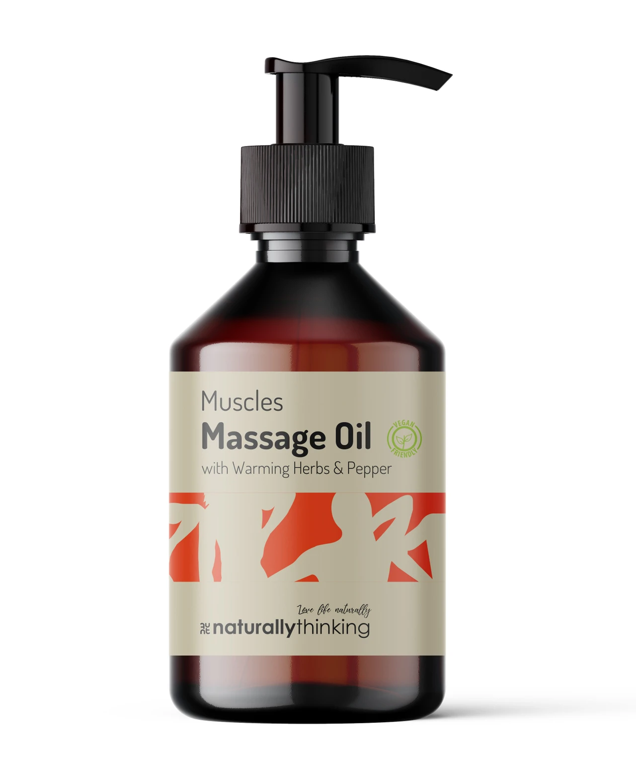Muscles massage oil for weary muscles and aches and pains